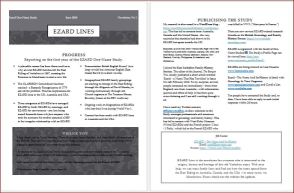 EZARD Lines, Newsletter No 1, June 2016