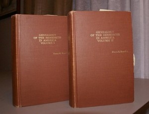 Dual volumes of Genealogy of Benedicts in America