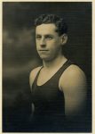 Percy Courtman, Swimming Portrait